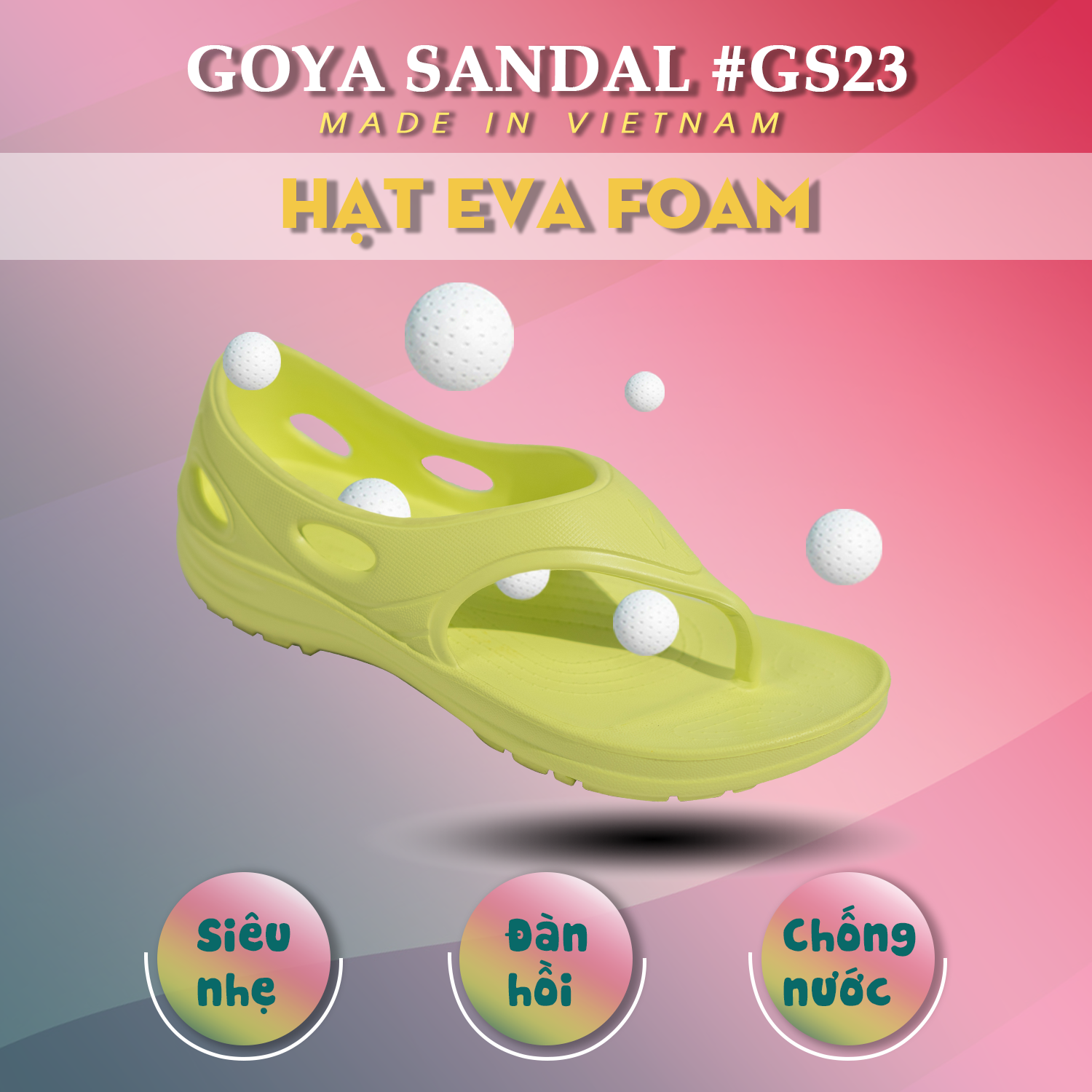 [HOT] Dép Thể Thao Cao Cấp Goya Sandal GS23 - Màu Neon