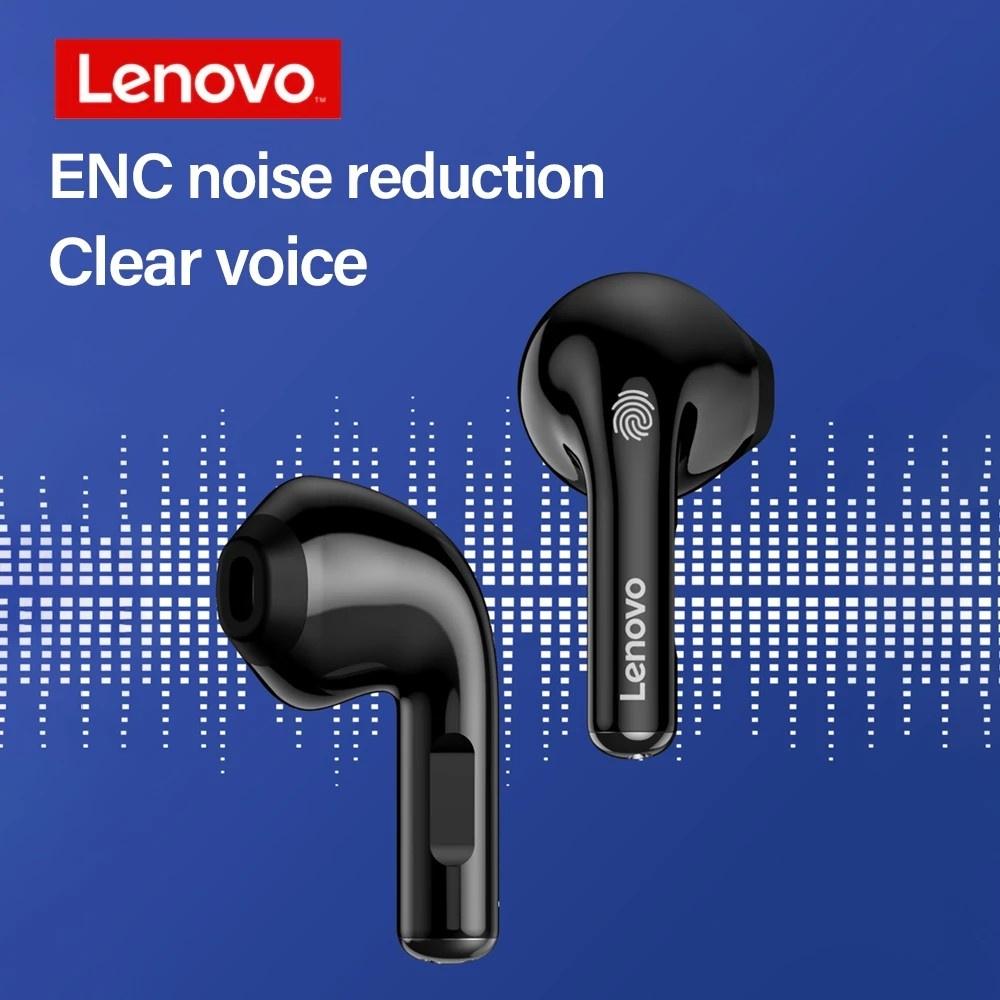 Tai nghe không dây Lenovo LP12 Bluetooth 5.0 âm thanh HD giảm ồn chống nước có mic thích hợp cho Android IOS-Hàng chính hãng