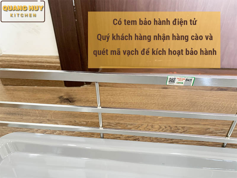Giá xoong nồi inox 304 nan dẹt cho tủ bếp bảo hành vĩnh viễn han gỉ