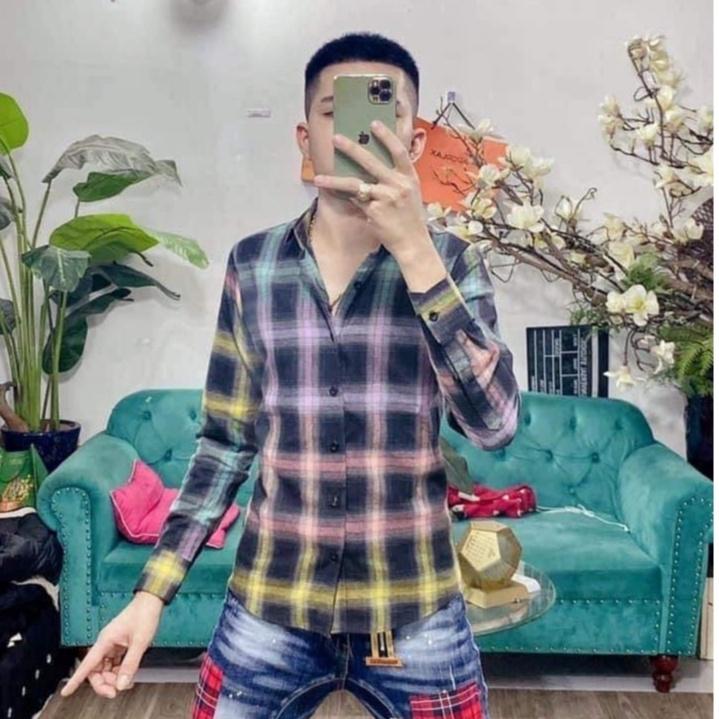 Áo sơ mi nam bbr dài tay in nhiệt 3D mới hot nhất 2022