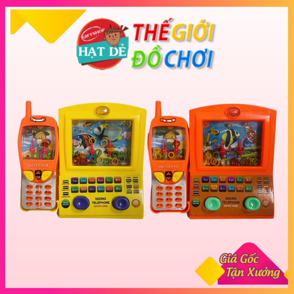 Đồ chơi game trẻ em bấm nước bắn vòng xếp hình nhiều màu- ảnh thật