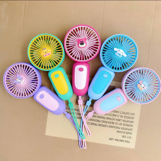 Quạt cầm tay mini sạc điện - Quạt mini cầm tay - Quạt tích điện mini sạc USB Handheld Fan nhỏ gọn, tiện lợi