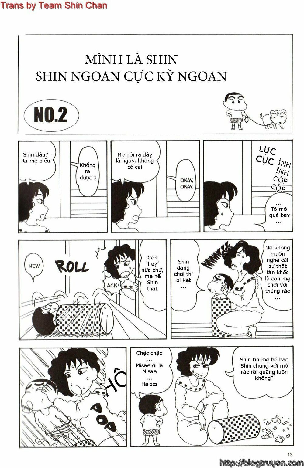 crayon shin-chan cậu bé bút chì chapter 3 15