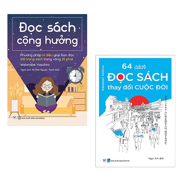 Combo 2 Cuốn: Kỹ Năng Đọc Sách: 64 Cách Đọc Sách Thay Đổi Cuộc Đời + Đọc Sách Cộng Hưởng