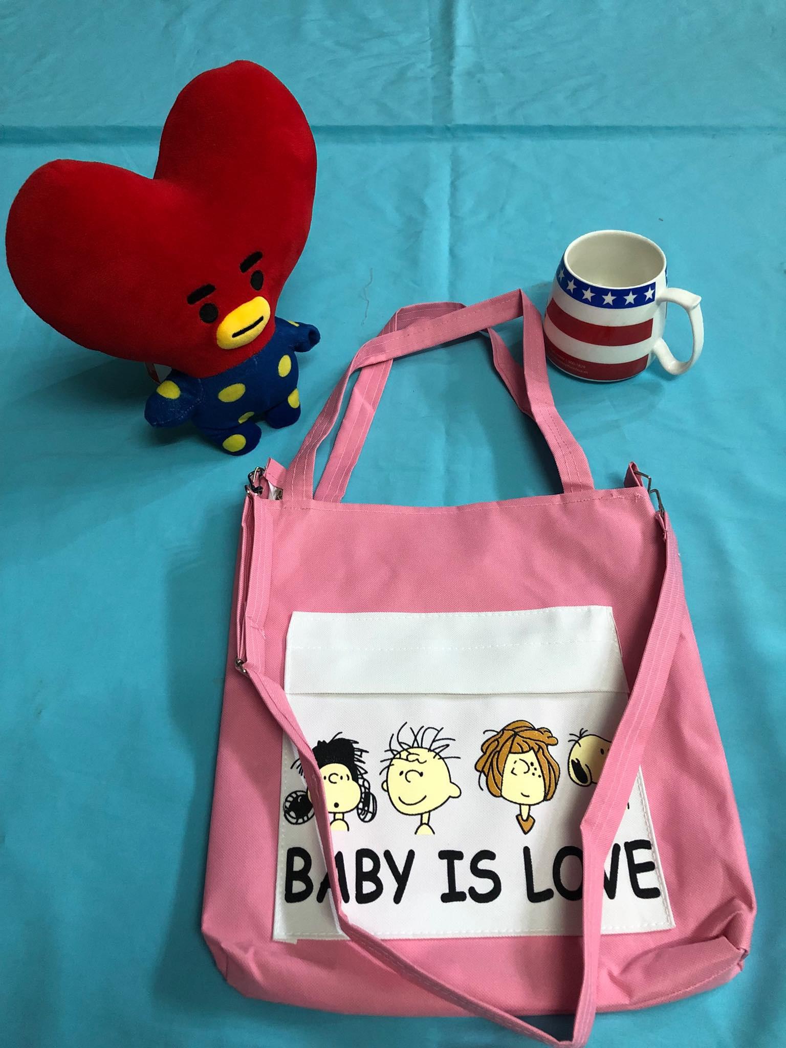 Túi vải tote Baby Is Love