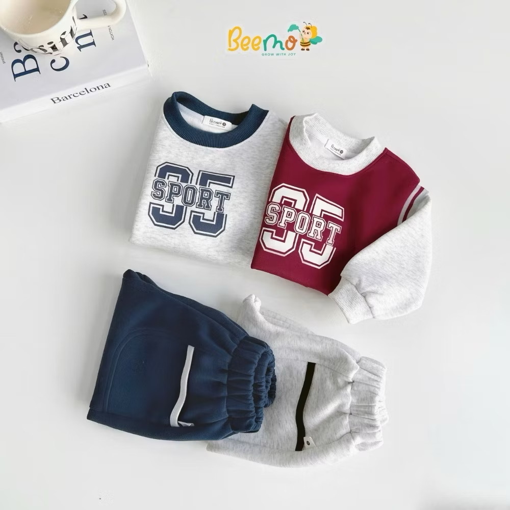 Set Áo Giả Gile Thể Thao Kèm Quần Nỉ Cho Bé Trai 1-8 Tuổi Dành Cho Bé Trai