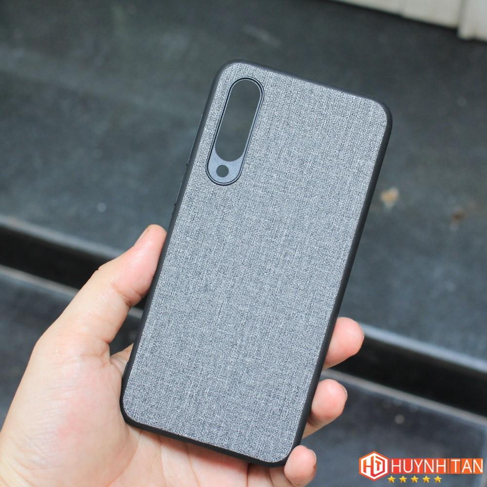 Ốp lưng Mi 9, Mi 9 SE vân vải Jean chống bám vân tay