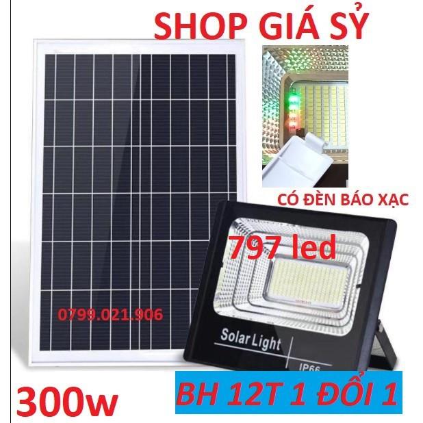 Đèn led pha năng lượng mặt trời 300w 200w 100w