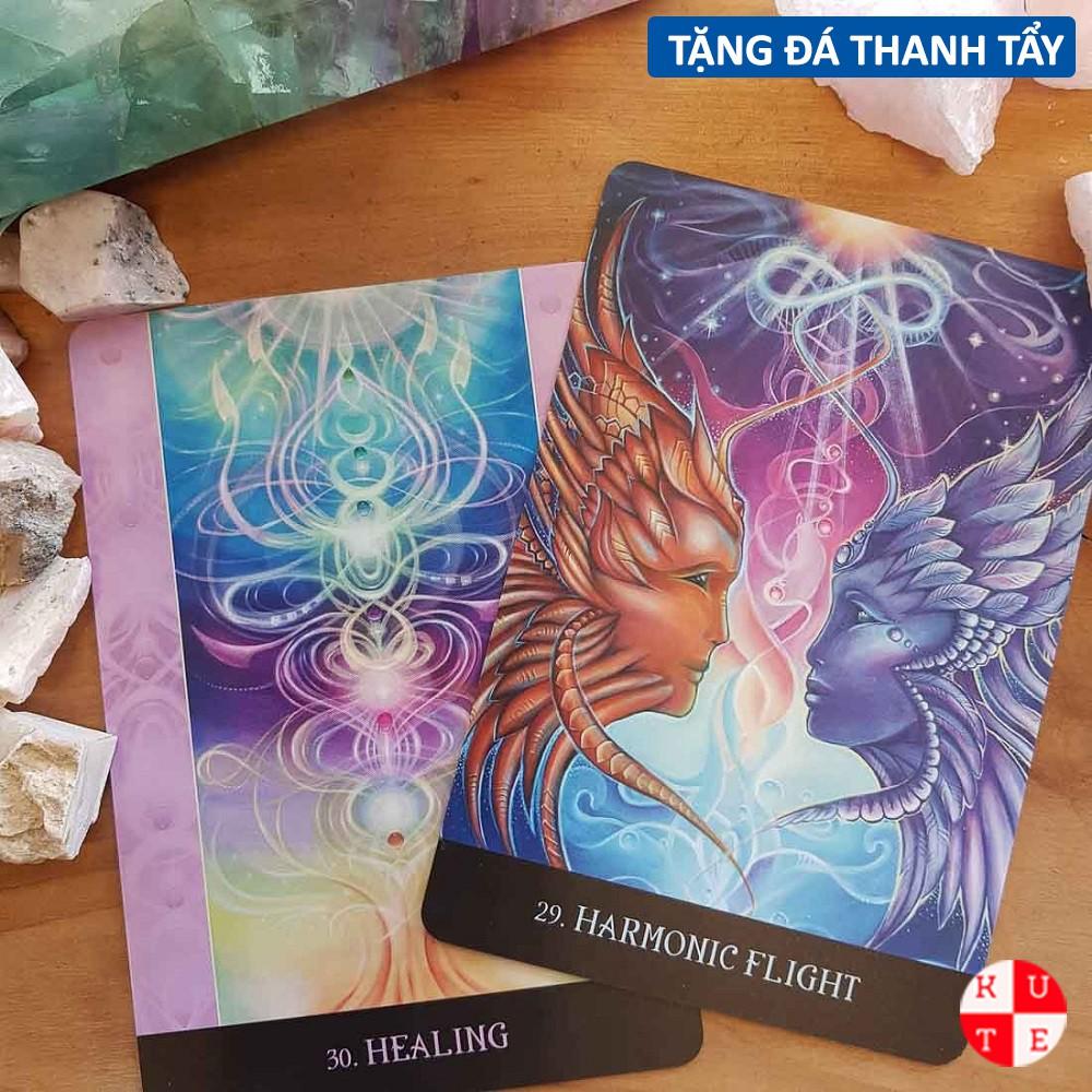 Bài Oracle Beyond Lemuria 52 Lá Bài Tặng Đá Thanh Tẩy