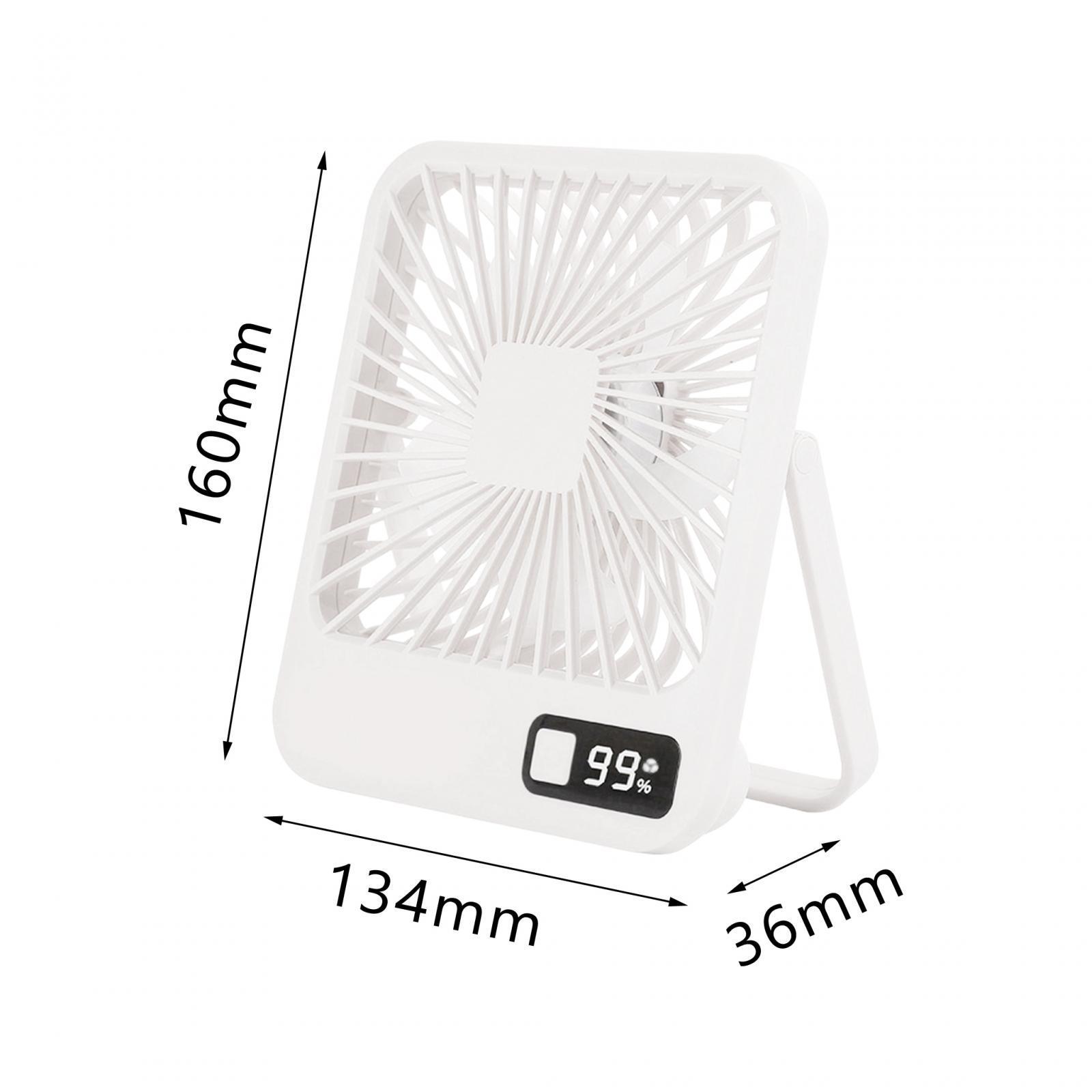 Portable Desk Fan, Summer Cooling Fans, Portable for Indoor Home Travel Desktop Office