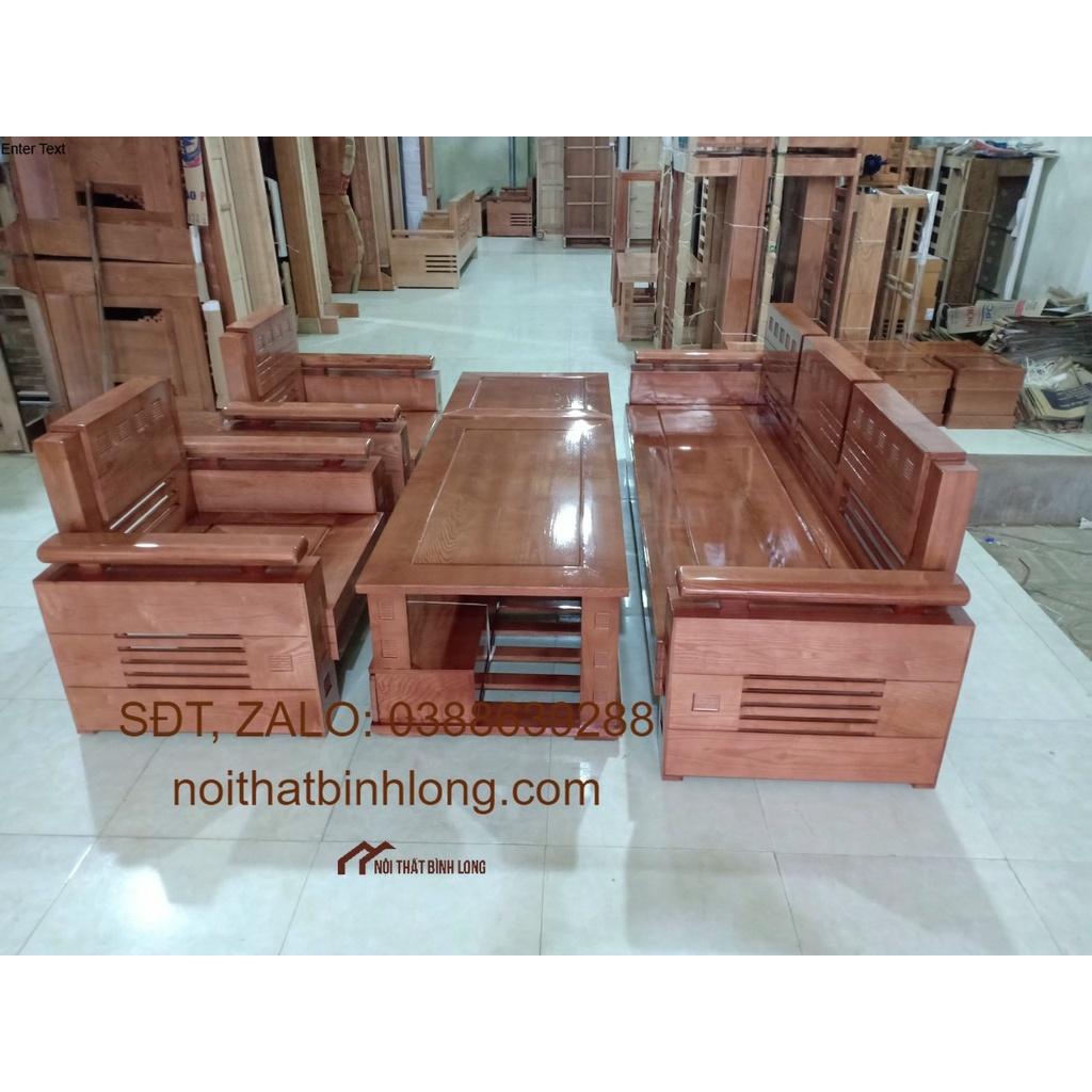 Bàn ghế gỗ sồi Nga