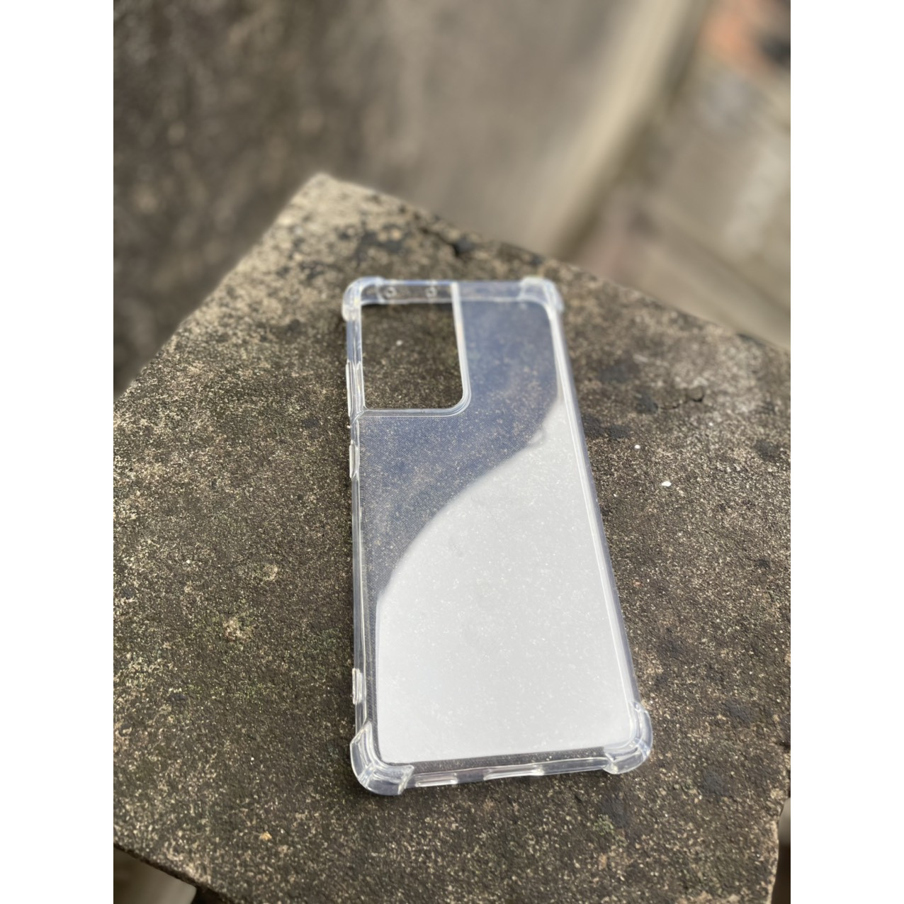 Ốp lưng silicon cho Samsung Galaxy S21 Ultra, S21 Plus, S21 - chống sốc gờ cao 4 góc trong suốt