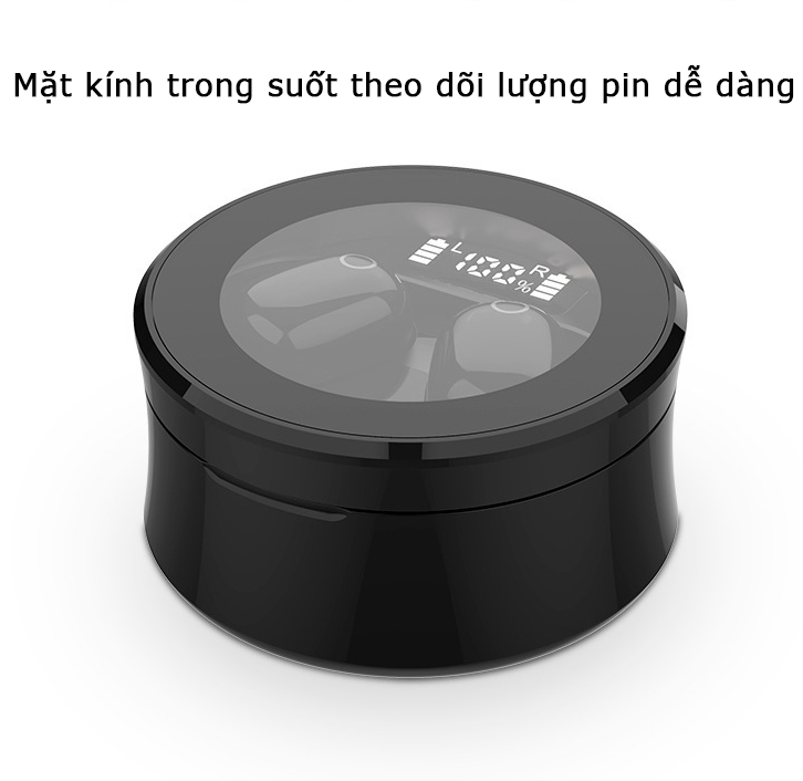 Tai nghe bluetooth không dây TWS R11 - Pin Trâu - Kháng Nước IPX5- Bluetooth 5.0- Sạc Type-C -Màn Hình LED- Có Cảm Ứng