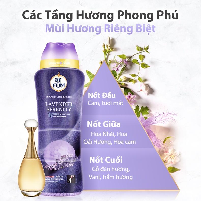 Hạt Xả Thơm Quần Áo Arfum Lưu Hương Tới 16 Tuần, Làm Mềm Vải Và Chống Tĩnh Điện (250gr/Chai)