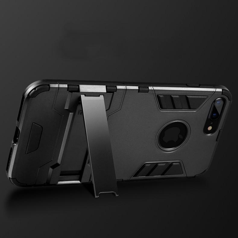 Ốp lưng điện thoại dành cho iphone ip 6 6s 7 8 plus se x xr xs max 11 pro max - iron man - chống sốc - chống va đập - gạt chống