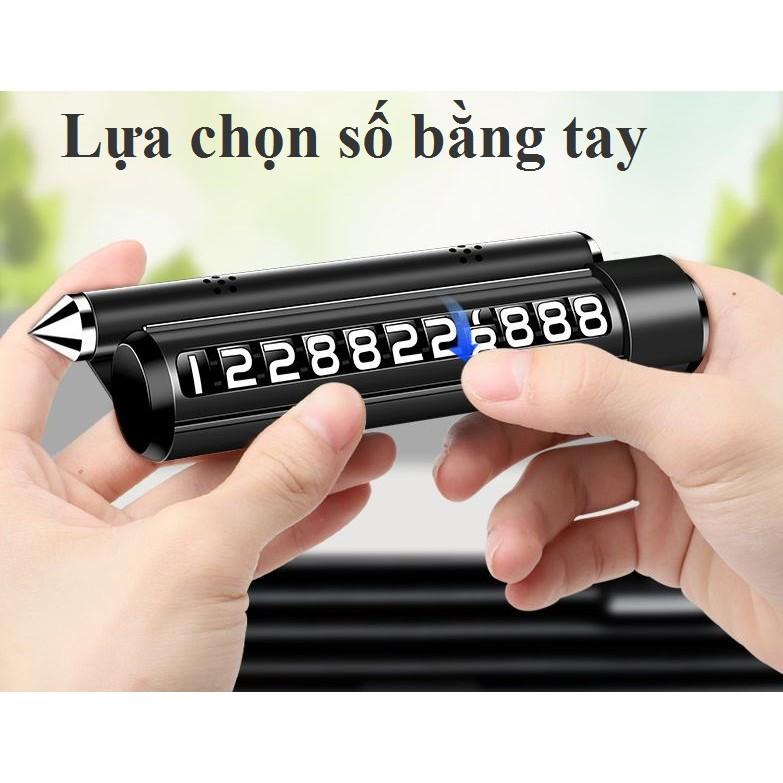 Bảng Số Điện Thoại, Thẻ Đỗ Xe Kiêm Giá Đỡ Điện Thoại, Tích Hợp Phá Kính