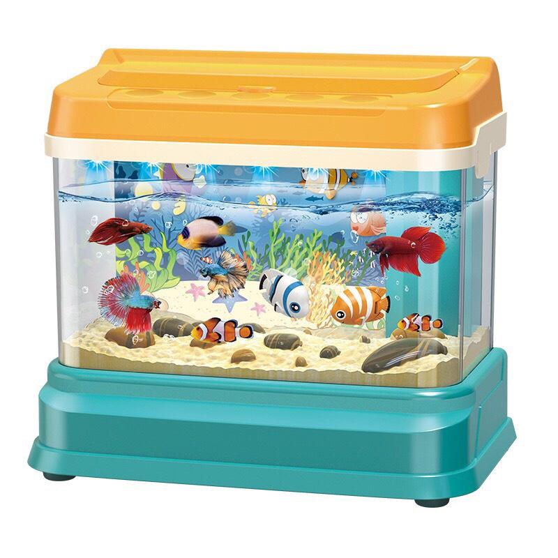 MỚI VÀ HOT NHẤT 2022 ĐỒ CHƠI CÂU CÁ, BỂ CÁ CẢNH SINH ĐỘNG MINI CÓ NHẠC, ÁNH SÁNG