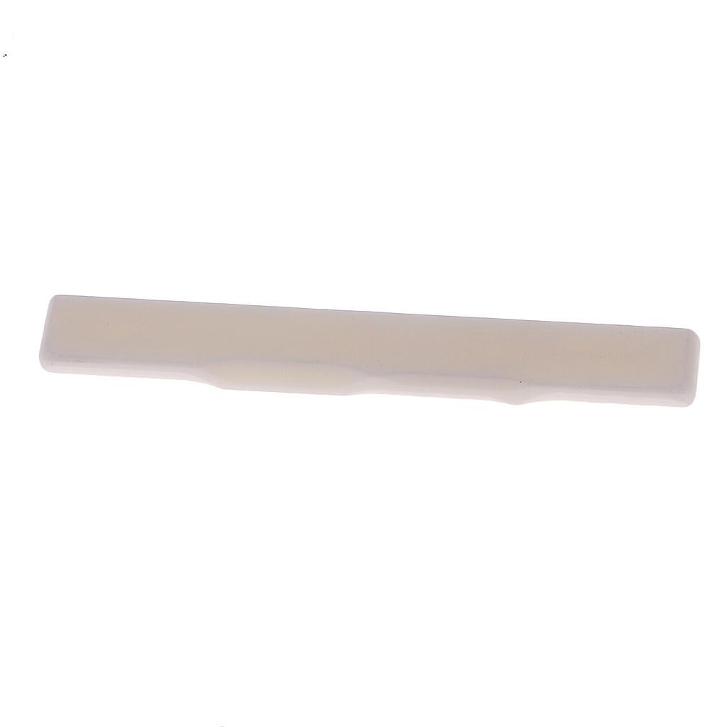 Instrument Guitar Bridge Parts Saddle Nut Set Slotted for Ukulele Accessory