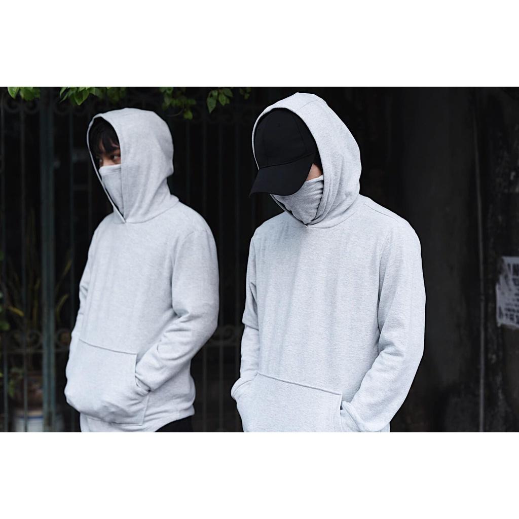 Áo hoodie nam siêu thể thao có trùm đầu và khẩu trang