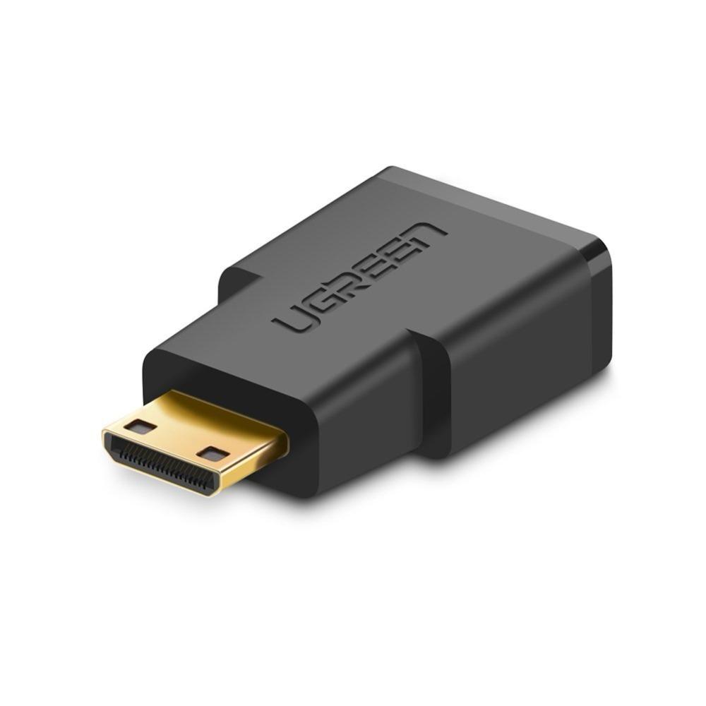 Cục Chuyển Mini HDMI Sang HDMI Ugreen  - Mini HDMI To HDMI - Hàng Chính Hãng