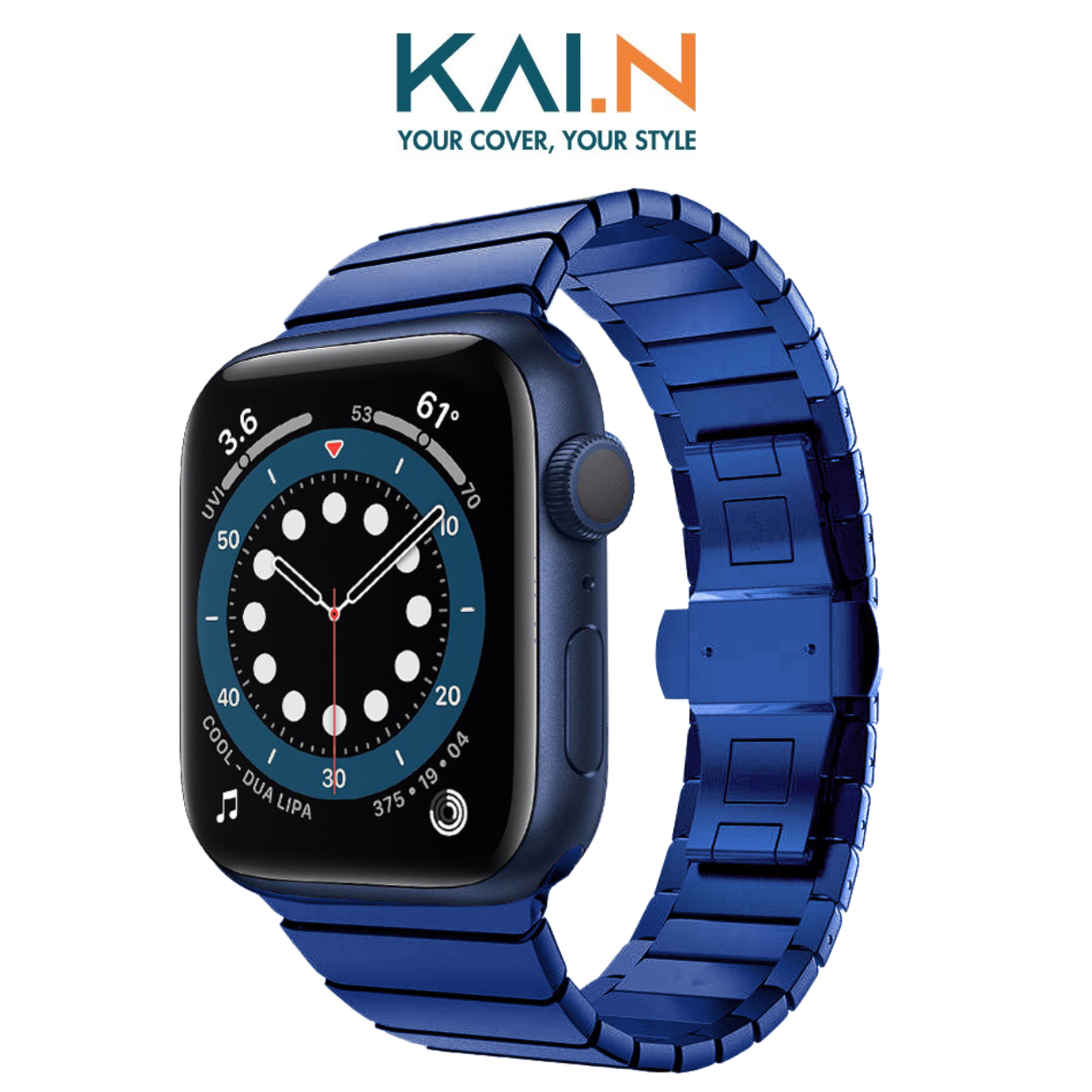Dây Đeo Thép Dành Cho Apple Watch Ultra / Apple Watch Series, Kai.N SeamLess Steel Band - Hàng Chính Hãng