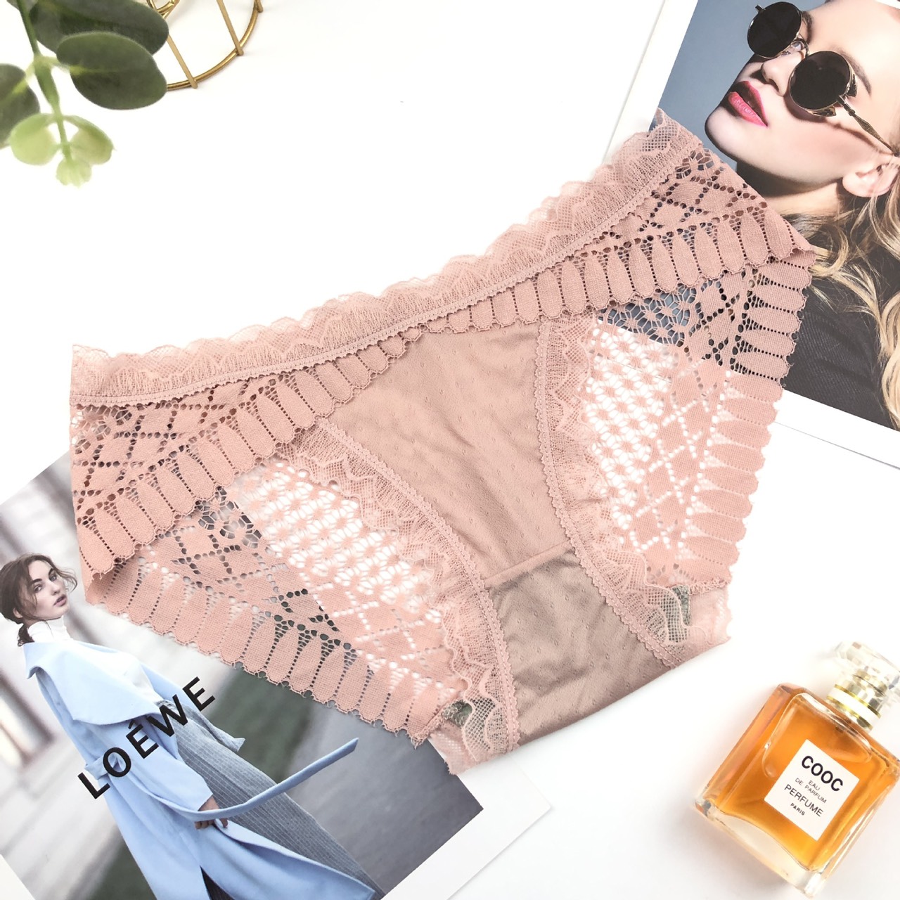 COMBO 5 QUẦN REN PHỐI THUN SANG XỊN MỊN 30200