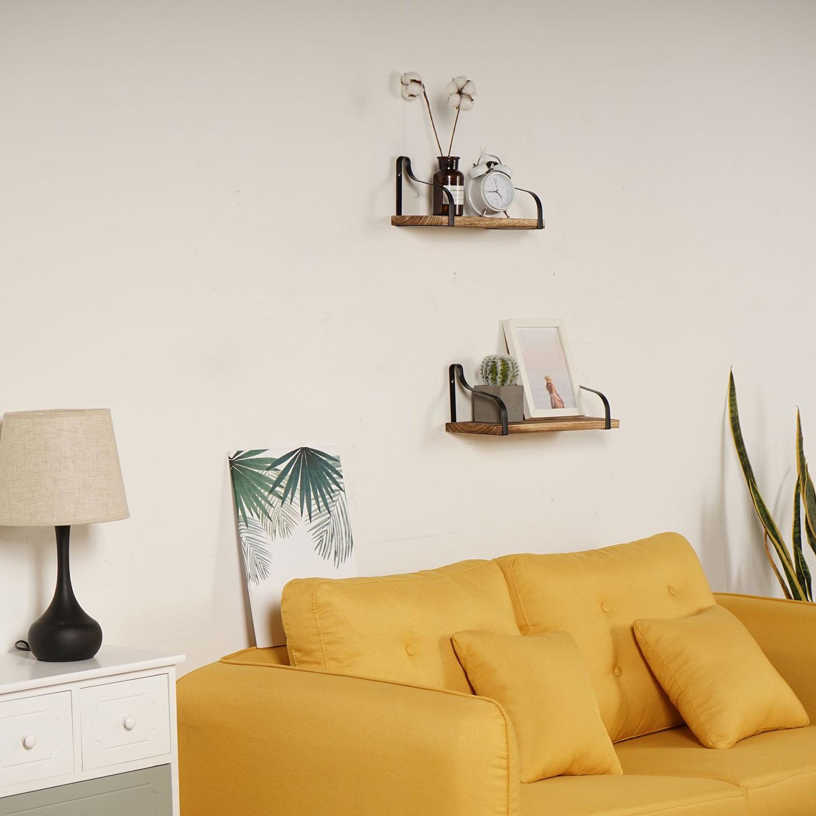 Floating Shelves Household Goods Organizer Wall Mount Floating Wall Shelves