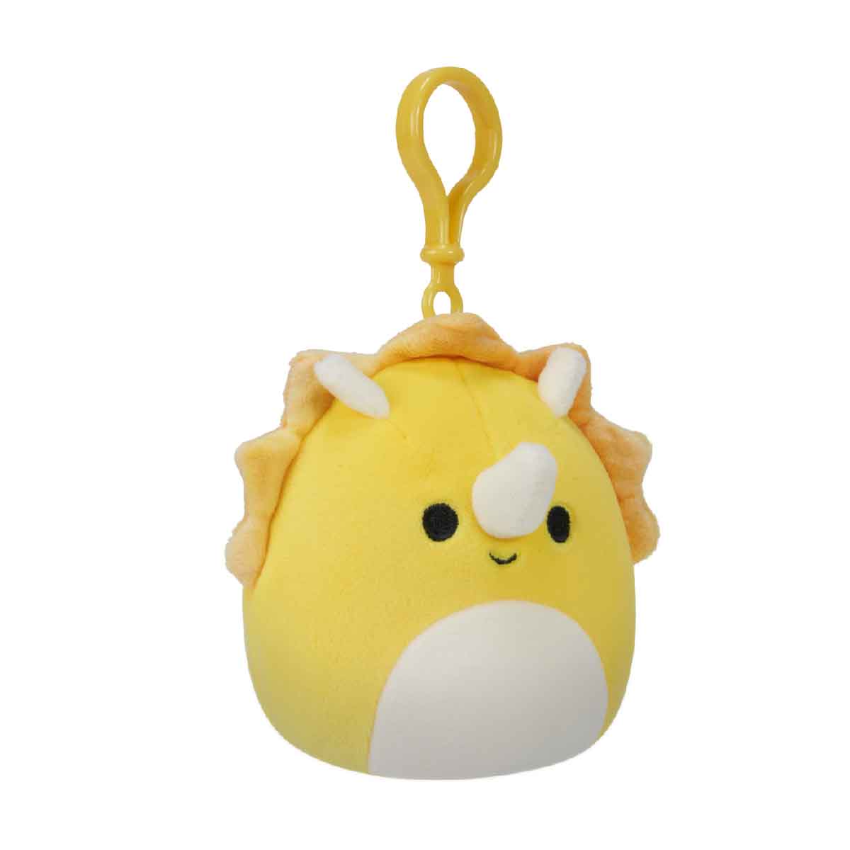 Đồ Chơi Móc Khoá 3.5 Inch Lancaster - Yellow Triceratops SQUISHMALLOWS SQCP00216