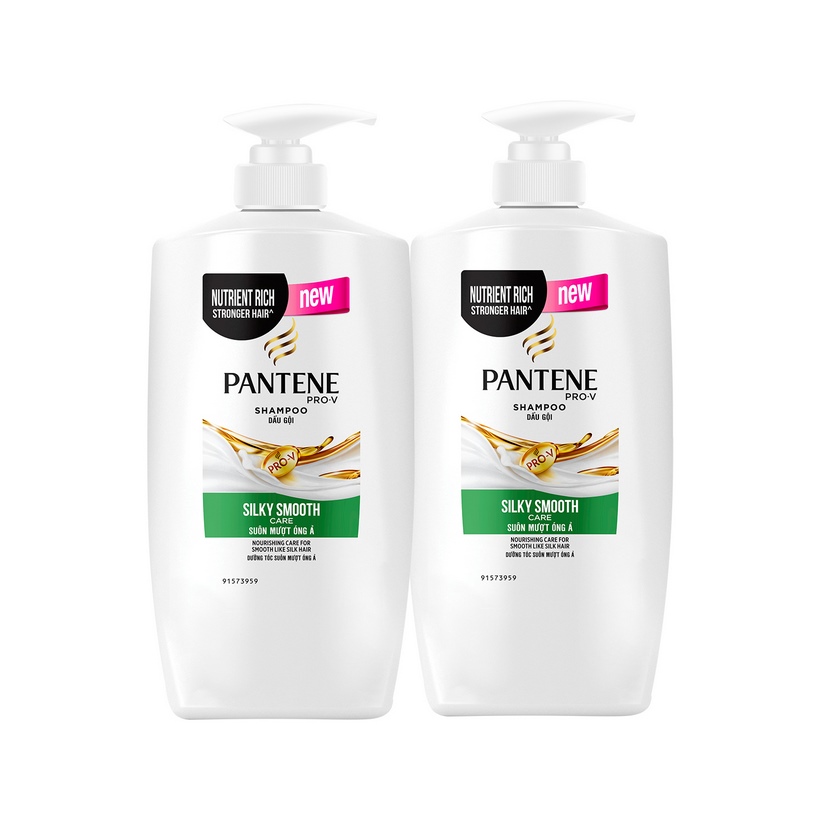 Combo 2 Dầu Gội PANTENE Suôn Mượt Óng Ả 900ml