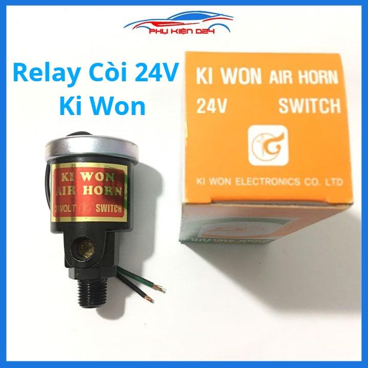 Rơle, relay còi hơi ô tô Ki Won điện áp 24V hàng Hàn Quốc