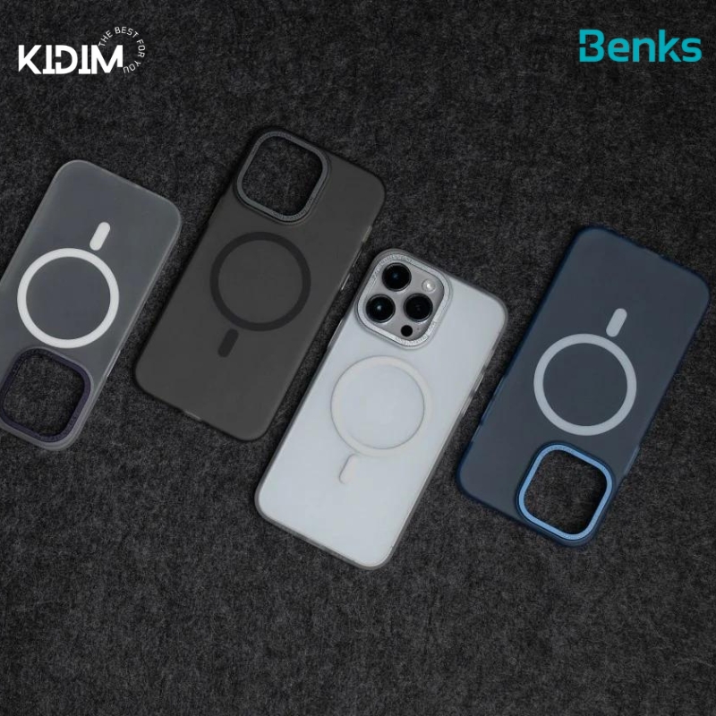 Ốp lưng Mag Safe Haze Benks màu nhám mờ chống vân tay cho iPhone14 Pro Max/14 Pro/14 Plus/14-Hàng chính hãng