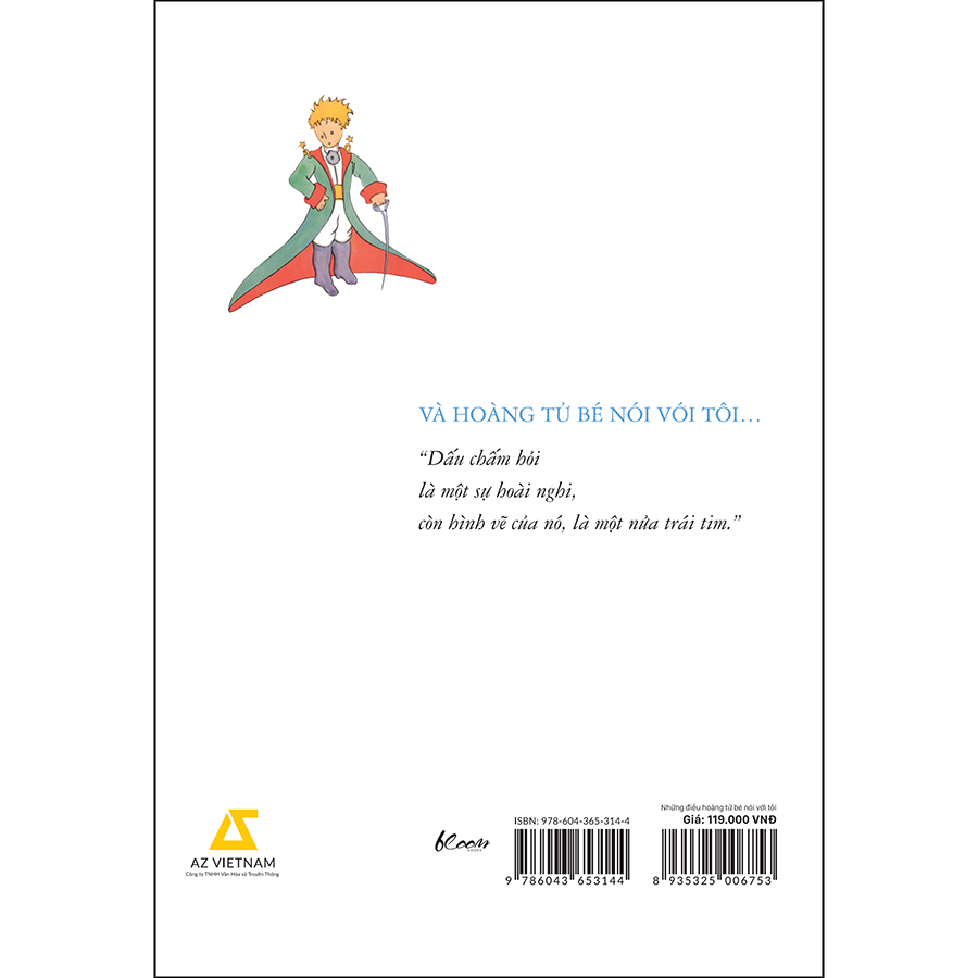 Sách: Le Petit Prince - Những Điều Hoàng Tử Bé Nói Với Tôi