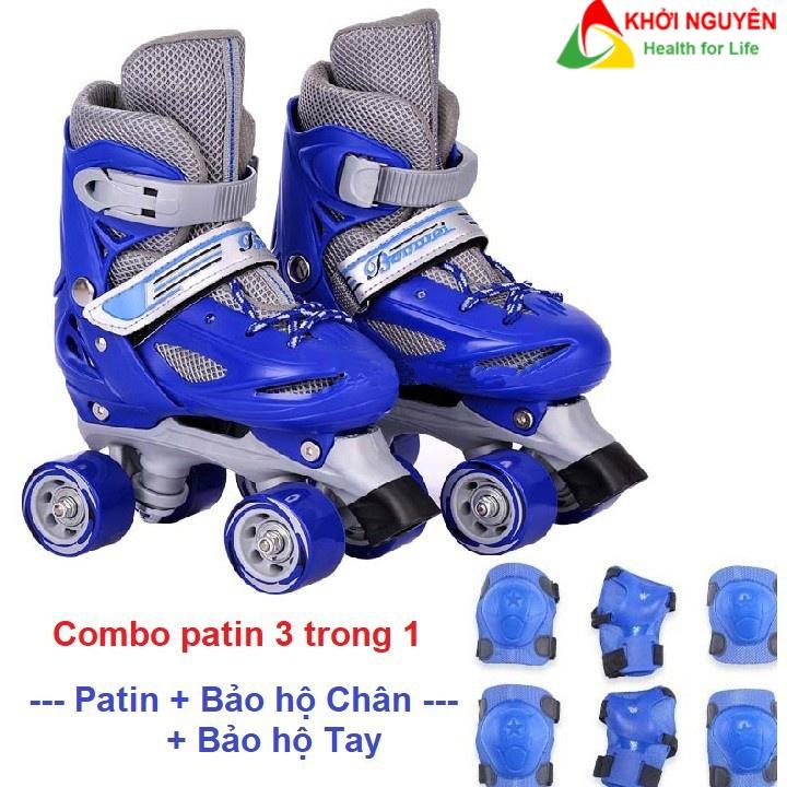 Giày patin trẻ em 2 hàng bánh Banwei có màu cho bé trai và bé gái, quà tặng sinh nhật | KHỞI NGUYÊN|