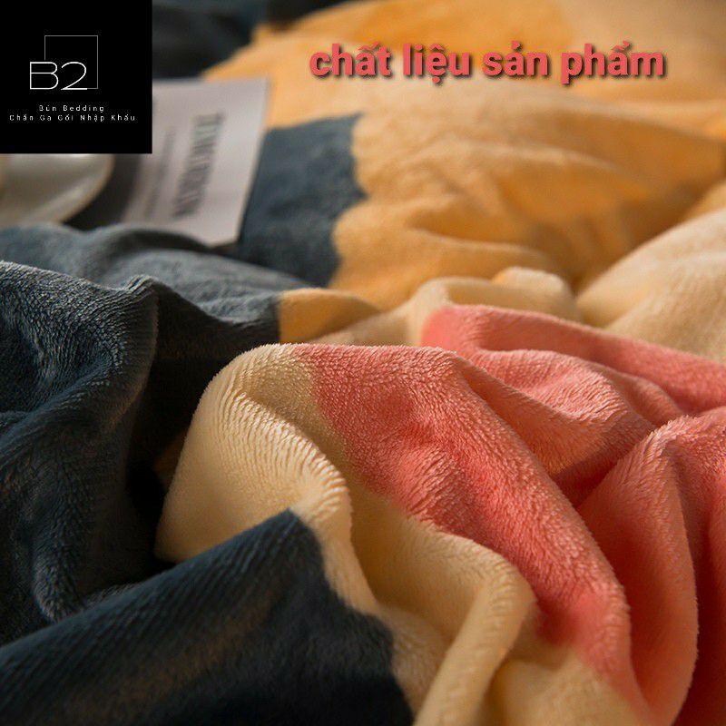 Bộ Ga Gối Nỉ Nhung Nhập Khẩu 5 món