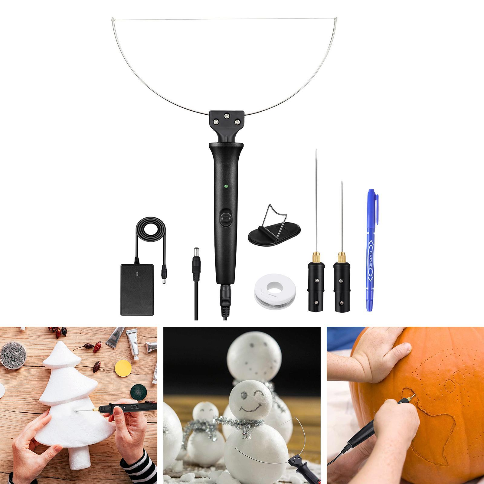 8 Pieces Set Electric Foam Cutter Pen Cutter kit Wire Foam Cutter