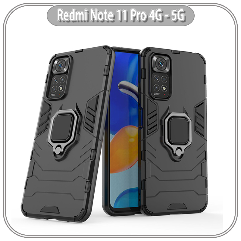 Ốp lưng cho Xiaomi Redmi Note 11 Pro 4G - 5G (quốc tế) iRON MAN IRING Nhựa PC cứng viền dẻo chống sốc