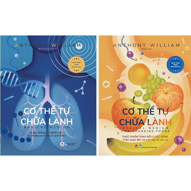 Combo 2 Cuốn: Cơ Thể Tự Chữa Lành ( Q1 - Lý Giải Những Căn Bệnh Bí Ẩn + Q2 - Thực Phẩm Thay Đổi Cuộc Sống )