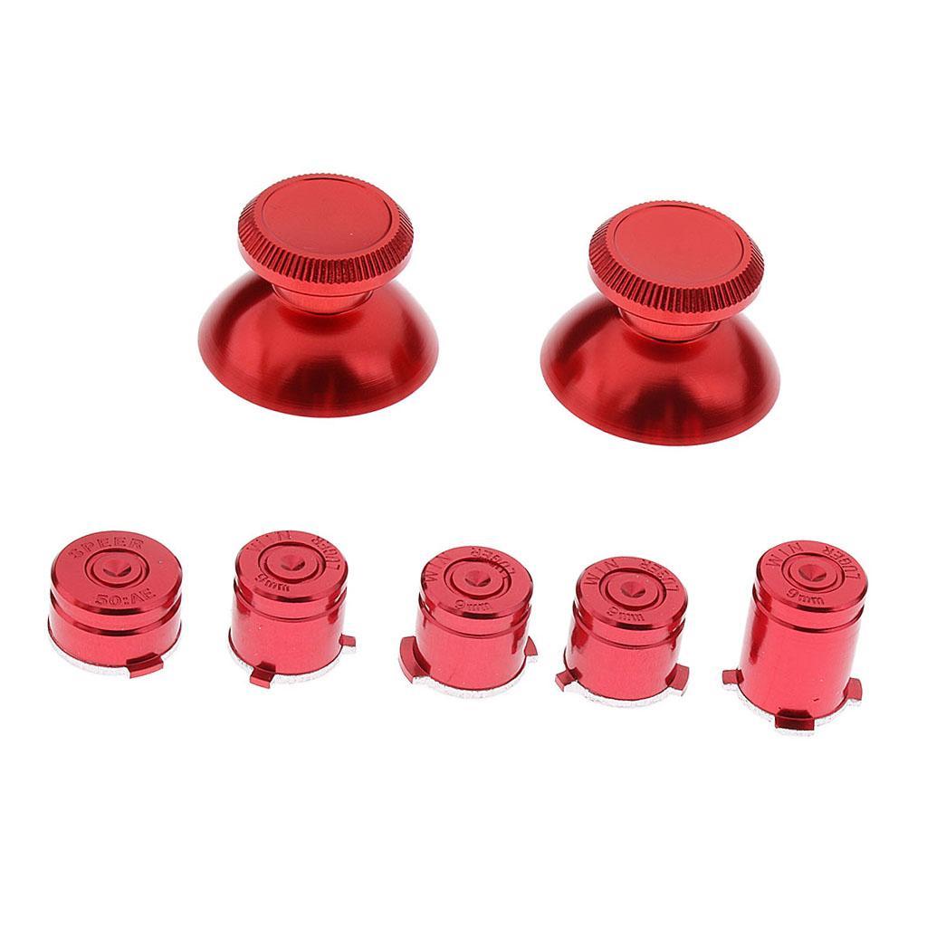 Joystick Replacement Buttons Thumb Caps & ABXY & Guide Mod Kit for Xbox One