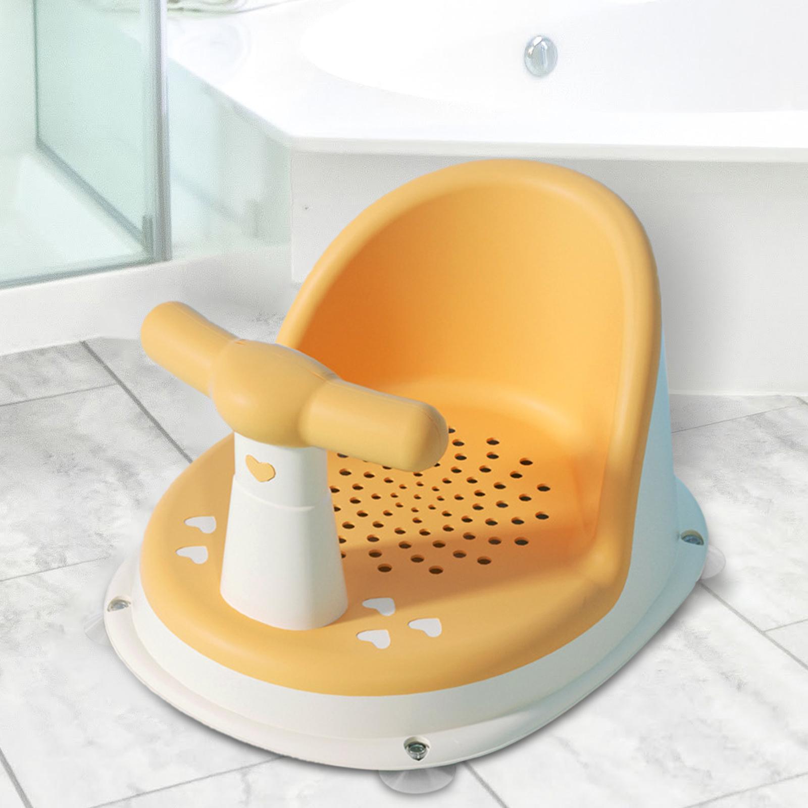 Cartoon Baby Bath Seat for Baby 6-18 Months Tub Seats Toddler Bath Chair