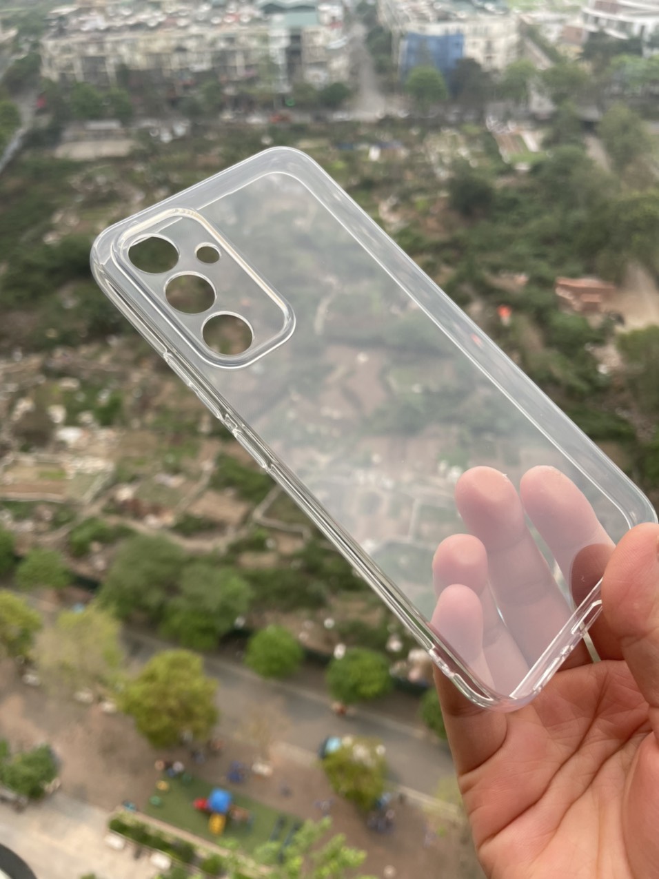 Ốp lưng Silicon cho Samsung Galaxy A14 trong suốt hãng GOR bảo vệ Camera Hàng nhập khẩu