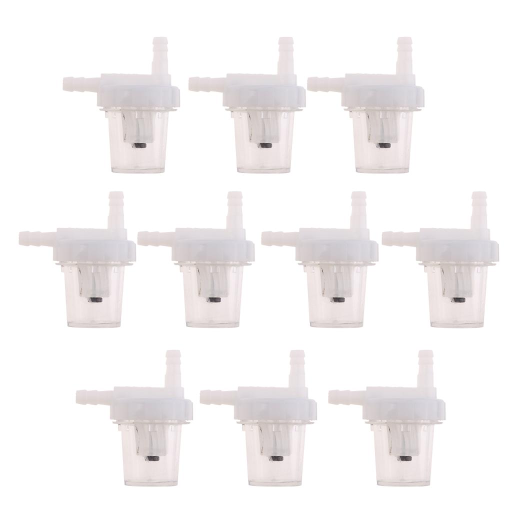 Universal Petrol Inline Fuel Filter LARGE Car Part Fit 6mm&8mm Pipes 10pcs
