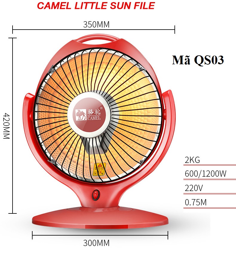 quạt sưởi mini QS03