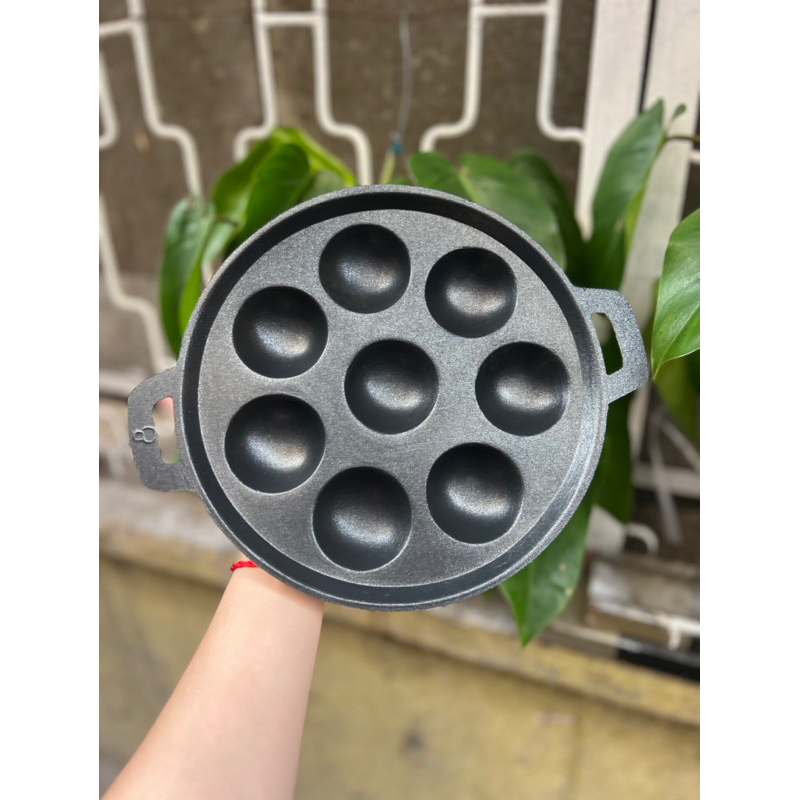 Chảo Đổ Bánh Khọt, Bánh Căn 8/10 Lỗ Chống Dính