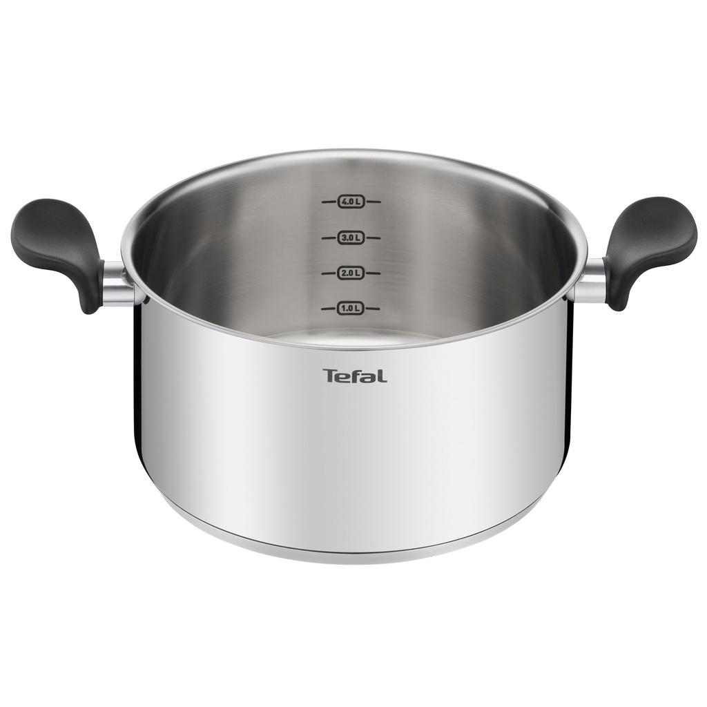 Bộ nồi Tefal Primary 16/18/20cm (quánh 16cm-1.5L,nồi 18cm-2.2L, nồi 20cm-3L) E308S674 - Hàng Chính Hãng