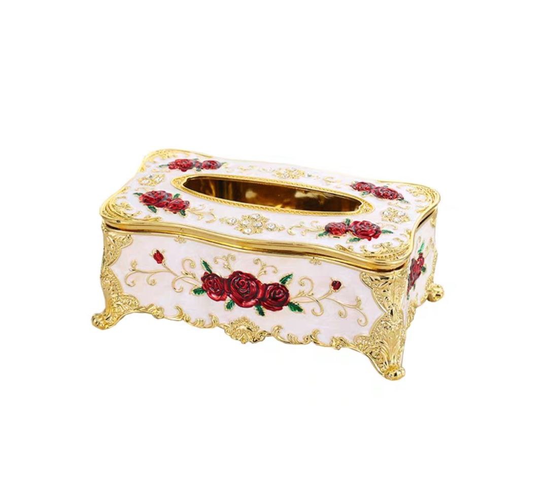 Hộp khăn giấy Hợp kim chữ nhật 76101C