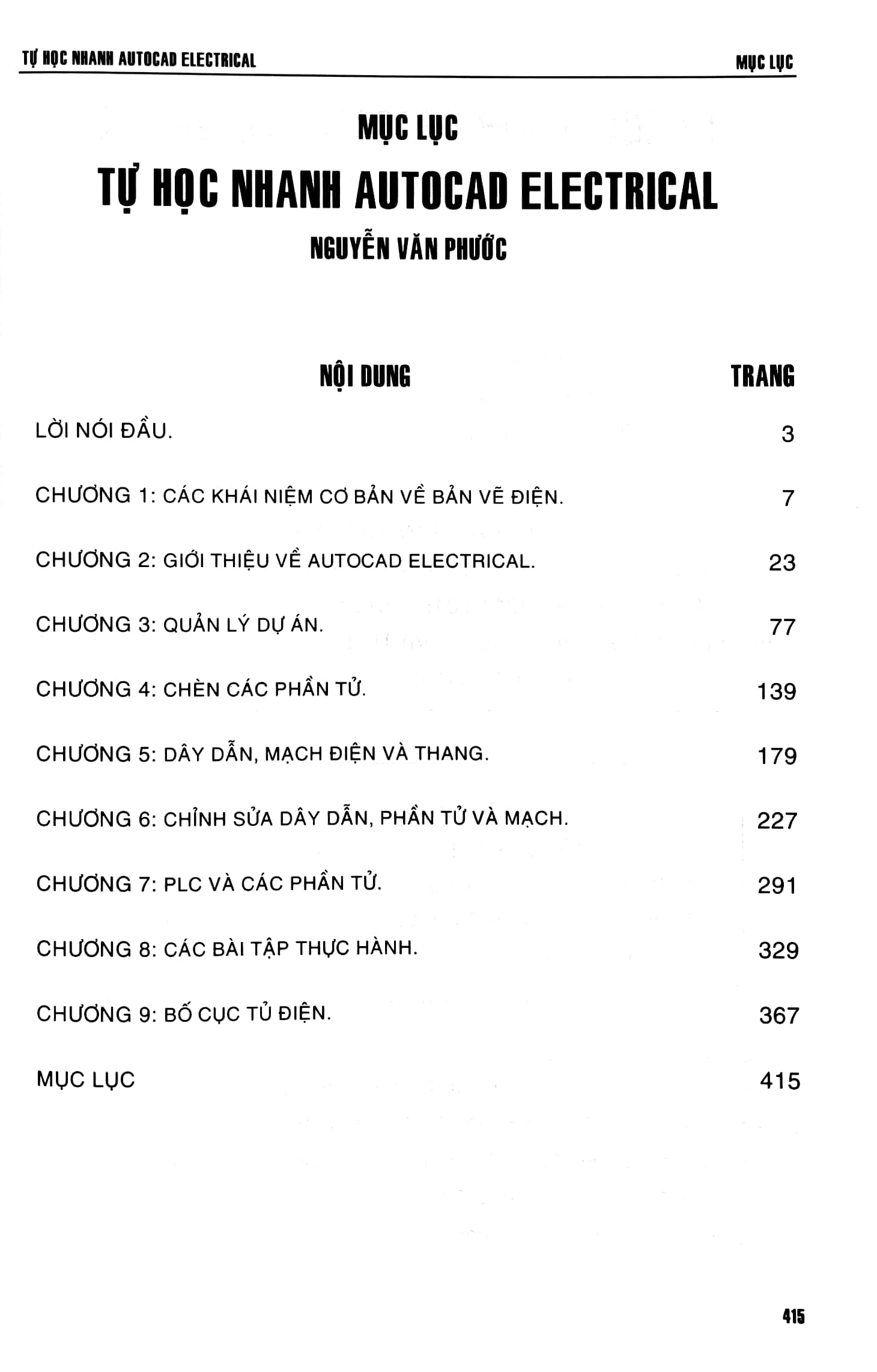 Tự Học Nhanh AutoCAD Electrical - STK