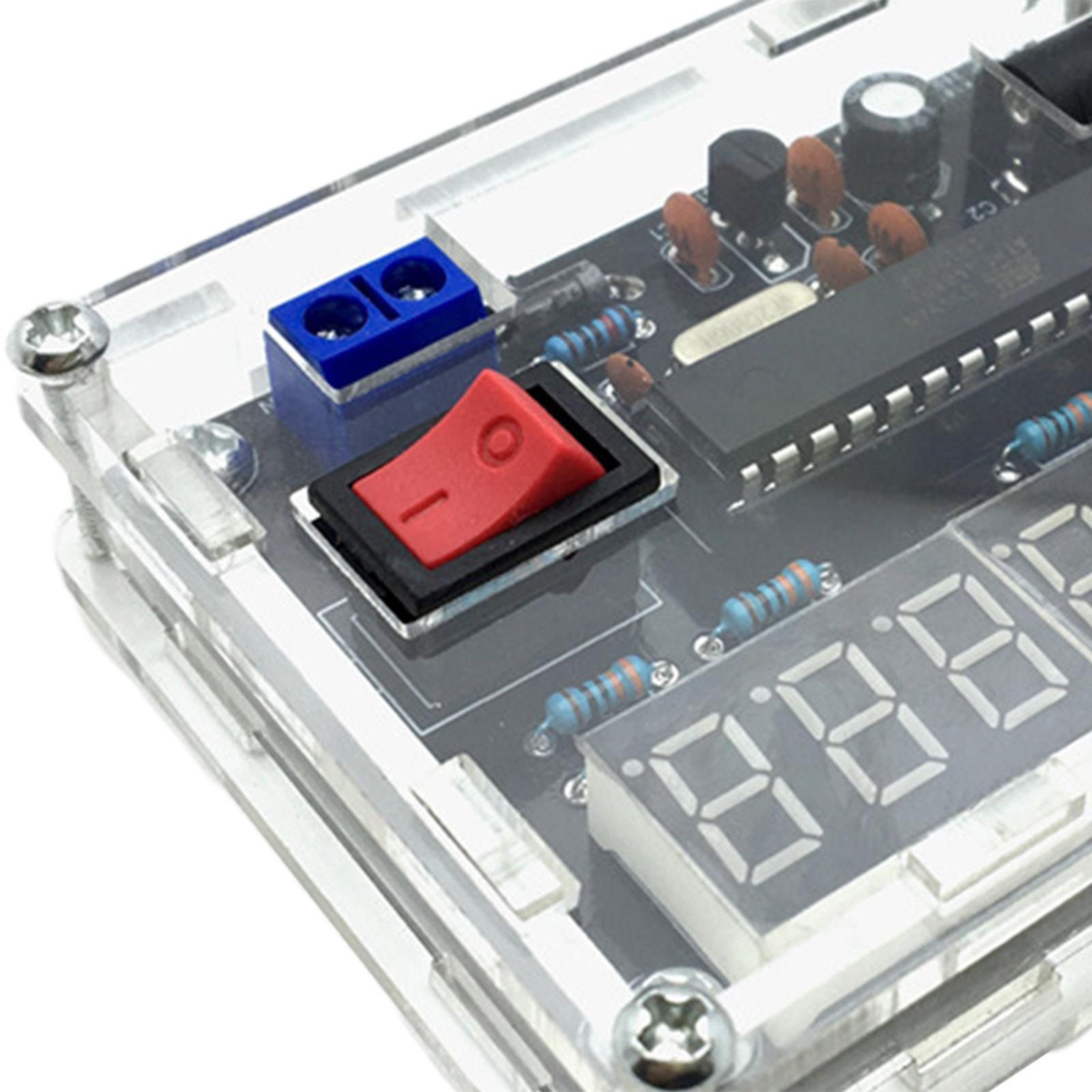 Frequency Tester 0.000 001Hz Resolution with Acrylic Case Oscillator Tester