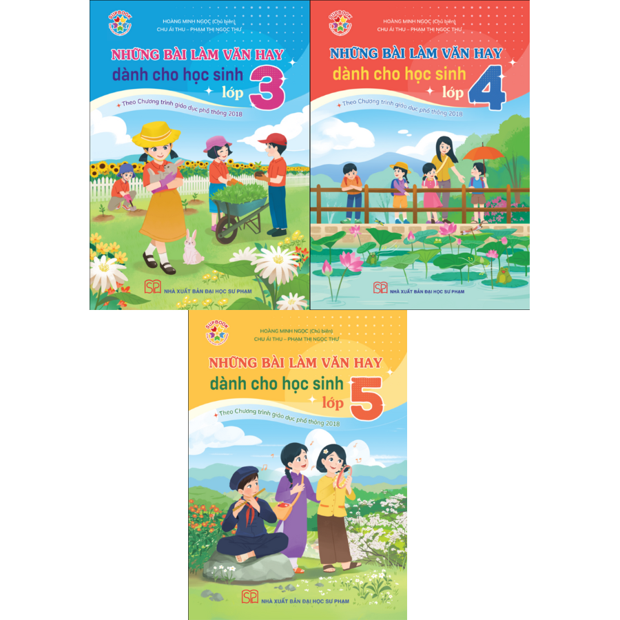 Sách - Những Bài Làm Văn Hay Dành Cho Học Sinh Lớp 1 2 3 4 5 (Combo/ Lẻ)