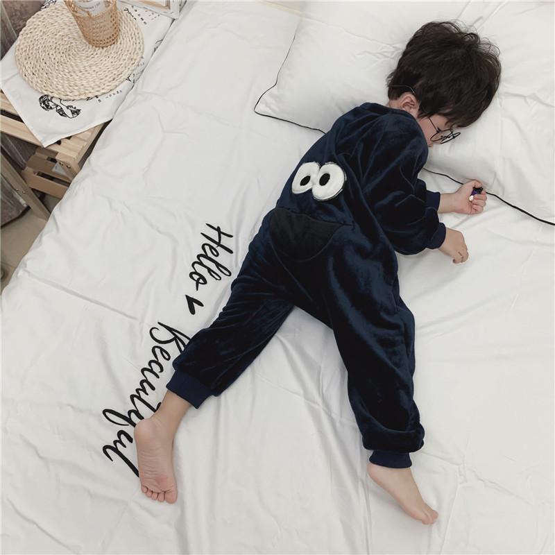 Pyjamas Trẻ Em Jumpsuit Bộ Đồ Ngủ Bé Trai Trẻ Em Mặc Áo Bẹt Đồ Ngủ Cho Bé Trai Bé Gái Túi Ngủ Mùa Đông Cô Gái Đồ Ngủ Pijama Bebe