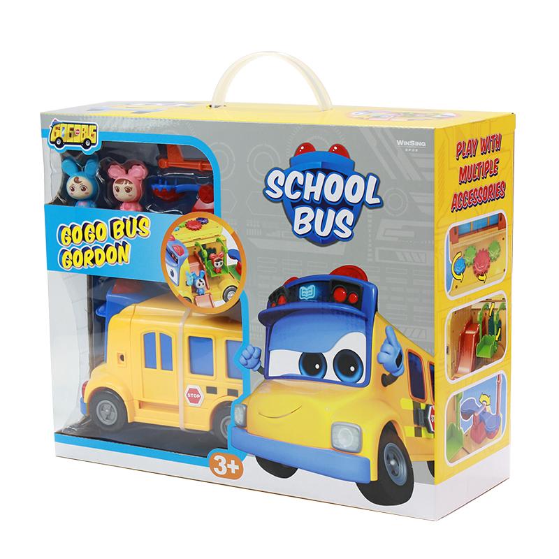 Đồ Chơi GOGOBUS Bộ Playset Xe Buýt Đến Trường YS3023A